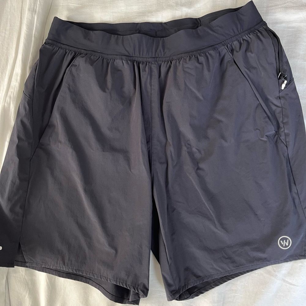 Whoop black running shorts!